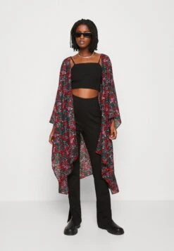 Even&Odd Floral - Chaqueta Fina - Red -ASOS TIENDA 76213ba0d8014fbe9c50ffa0b62ff859