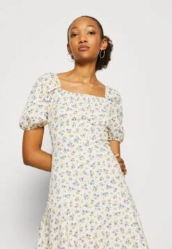 Even&Odd Vestido Informal - Beige/Blue/Multi-Coloured -ASOS TIENDA 764709b21f6e4cd28306ddd44e7106a3