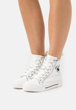 Even&Odd Love - Zapatillas Altas - White/Black