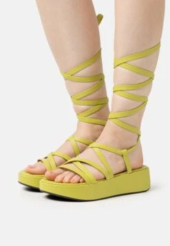 Even&Odd Sandalias Con Plataforma - Green