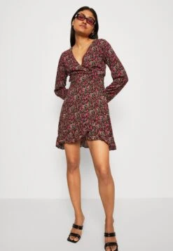 Even&Odd Vestido Informal - Black/Pink -ASOS TIENDA 822430b252c84e0a8c81cb95b98d5072