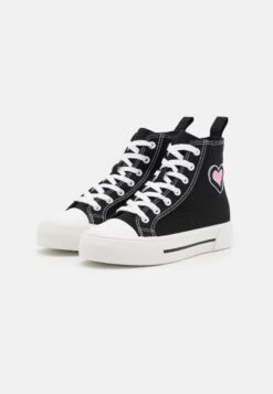 Even&Odd Love - Zapatillas Altas - Black/Pink -ASOS TIENDA 851d25aee7f54a65add9c266203ec9f8