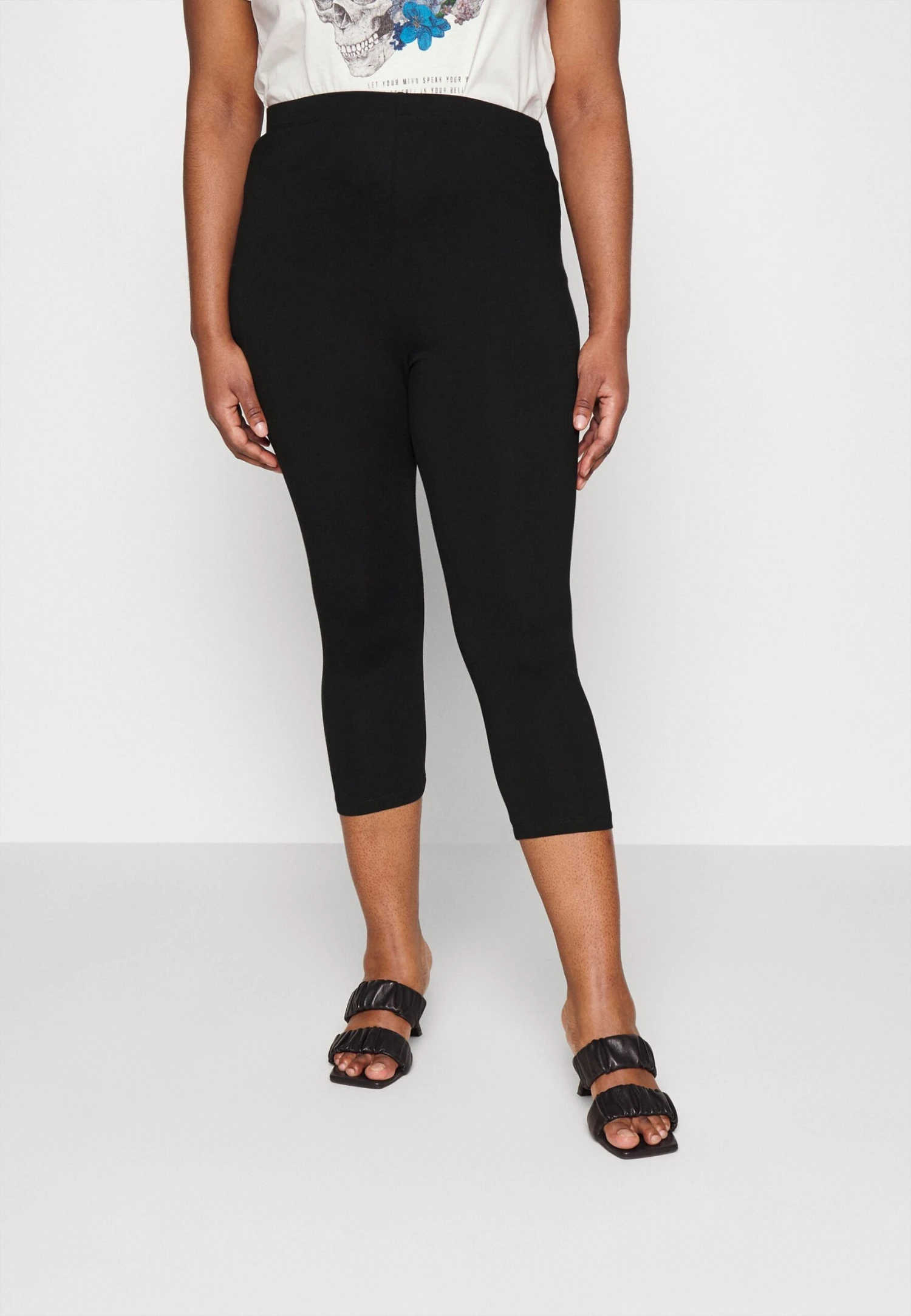 2 Pack - Leggings - Black/Mottled Dark Grey 3 2 Pack - Leggings - Black/Mottled Dark Grey - Imagen 3