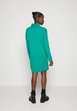 Even&Odd Rollkragen Mini Basic Strickkleid - Vestido De Punto - Green -ASOS TIENDA 8b87421bd1d349cd95db79dfe55e10f5