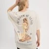 Liz Venus - Camiseta Estampada - Beige