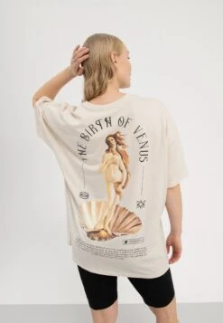 Liz Venus - Camiseta Estampada - Beige