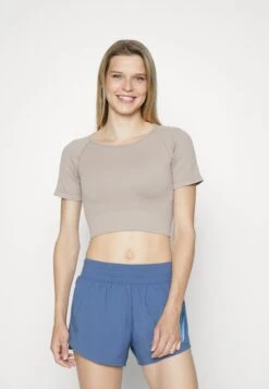 Camiseta Estampada - Taupe