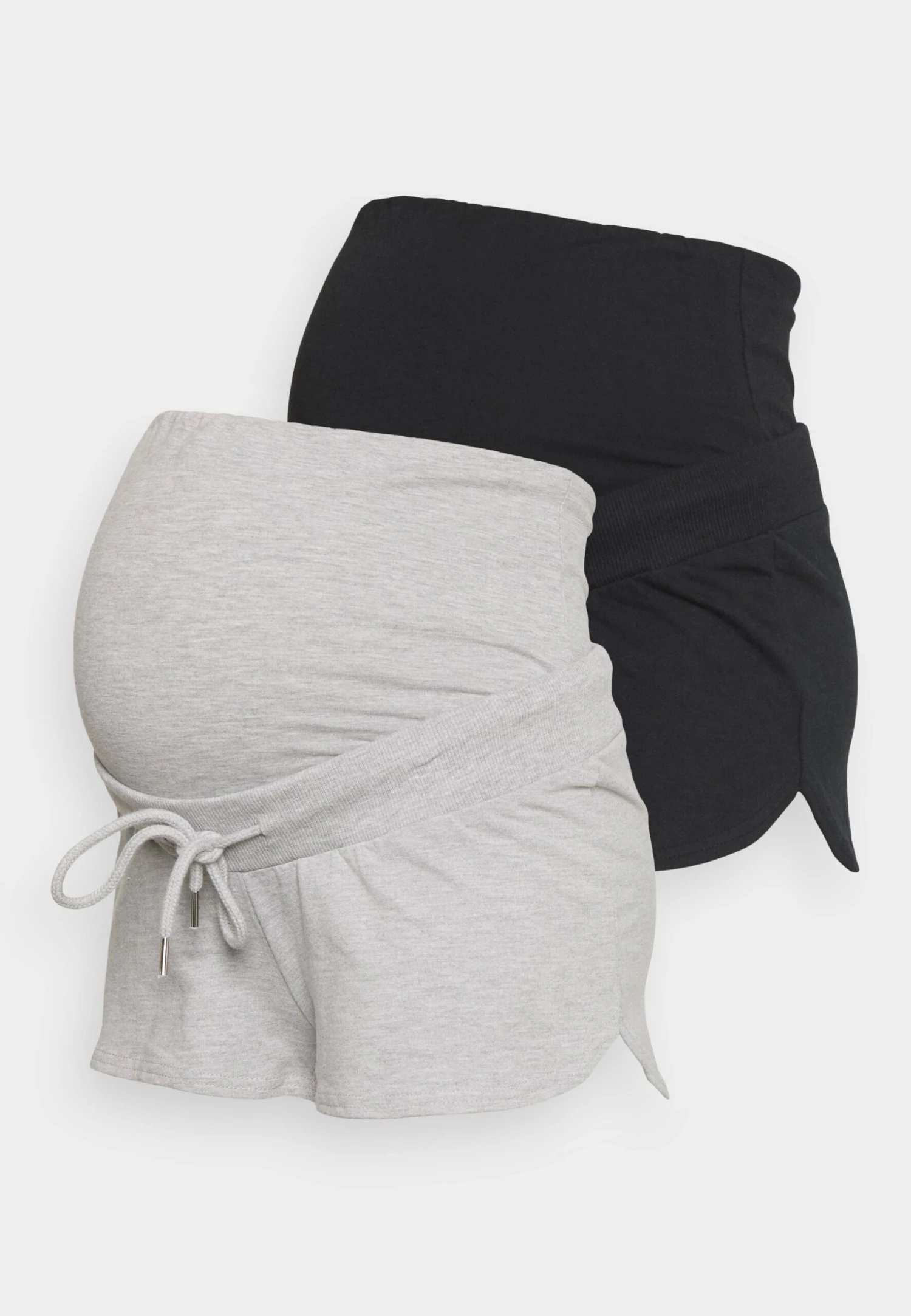 Shorts - Black - Mottled Grey 1 Shorts - Black - Mottled Grey