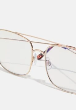 Even&Odd Unisex - Gafas Con Filtro De Luz Azul - Gold-Coloured -ASOS TIENDA 9557eae7942344b69ee624b463b5a6ba
