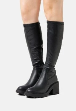 Even&Odd Botas Con Plataforma - Black