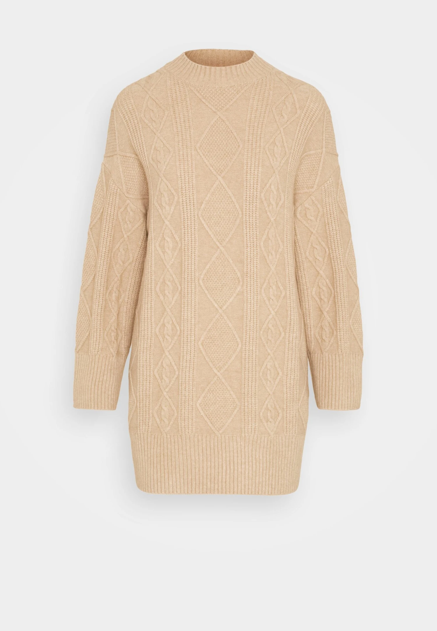 Even&Odd Perkin Ausschnitt Mini Strickkleid - Vestido De Punto - Tan 5 Even&Odd Perkin Ausschnitt Mini Strickkleid - Vestido De Punto - Tan - Imagen 5