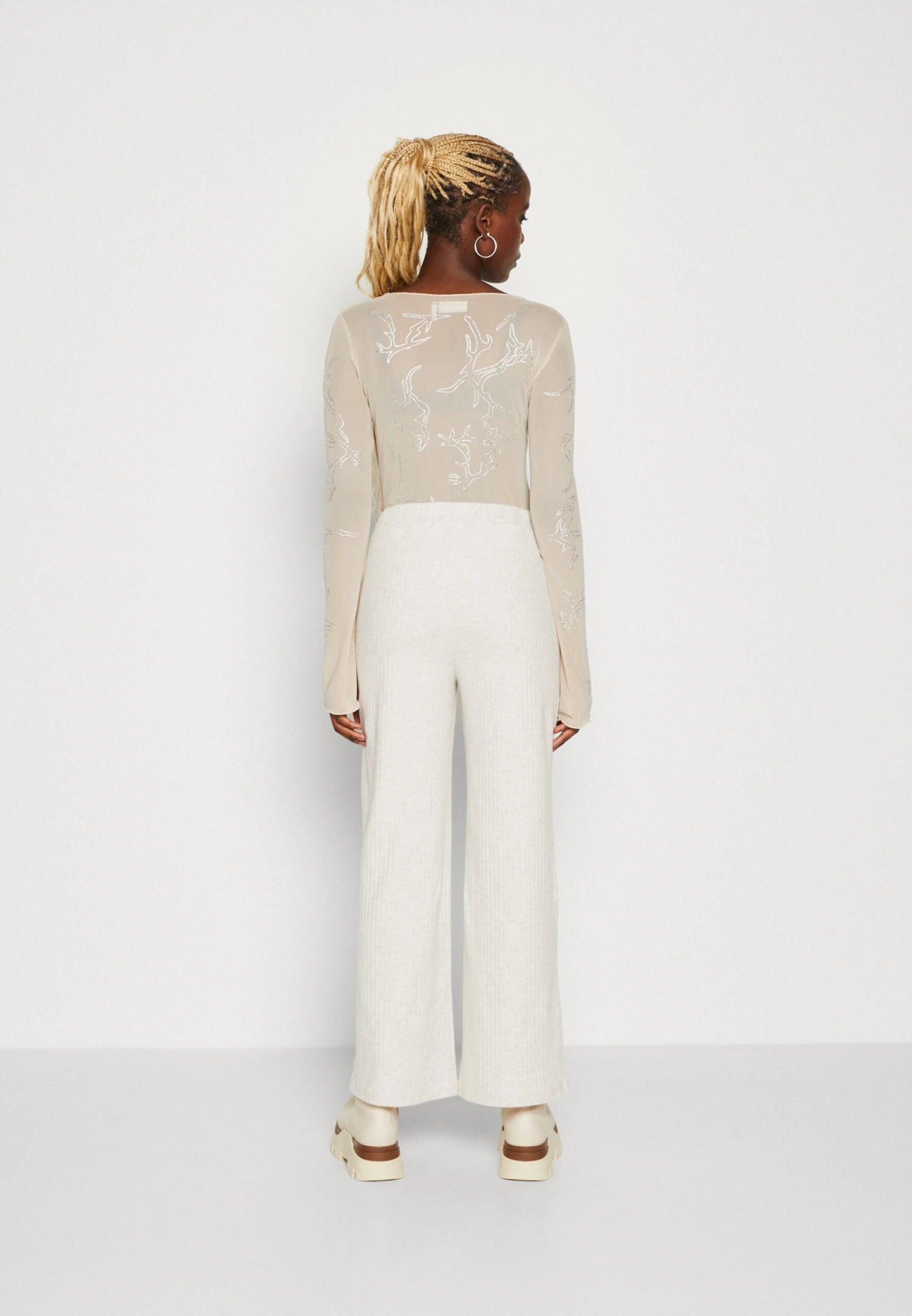 Even&Odd Pantalones - Mottled Light Brown 3 Even&Odd Pantalones - Mottled Light Brown - Imagen 3