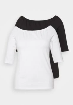 2 Pack - Camiseta Básica - White/Black -ASOS TIENDA 98f5227821604689a655562d663f9ad3