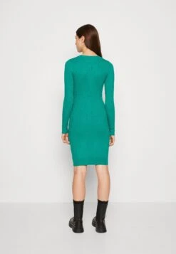 Even&Odd Crew Ausschnitt Ripp Basic Bodycon Mini Strickkleid - Vestido De Tubo - Green -ASOS TIENDA 9975eefbbd454992b9ee8341be1a9bd1