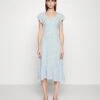 Even&Odd Vestido Informal - Light Blue/Pink