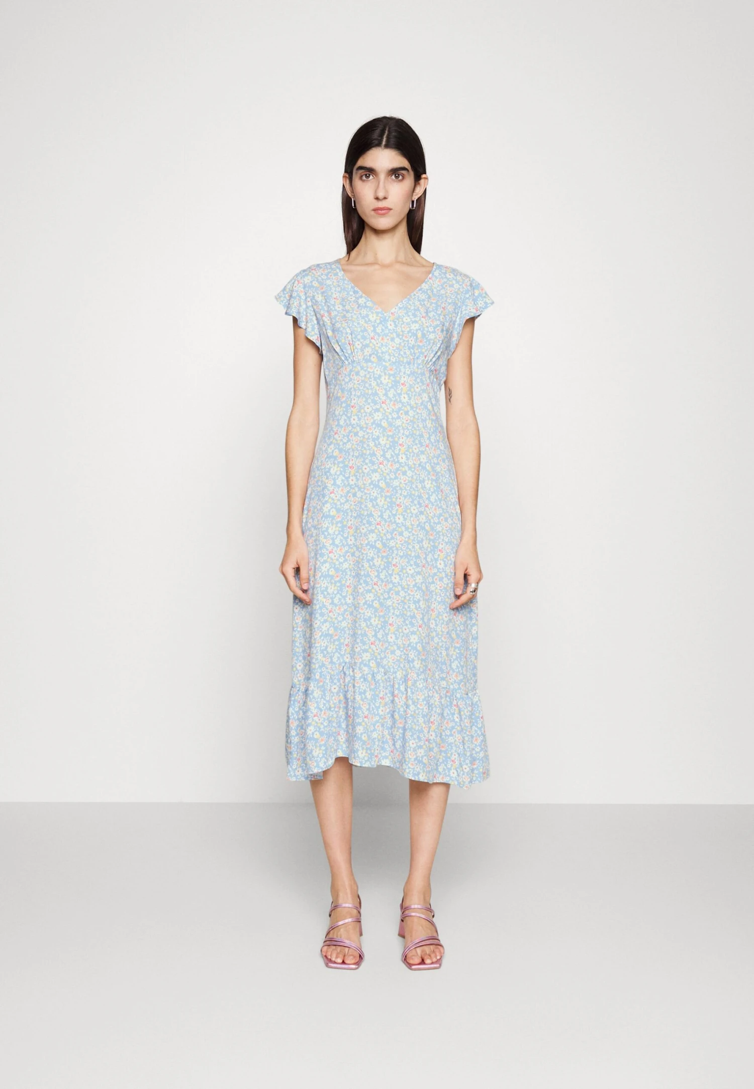 Even&Odd Vestido Informal - Light Blue/Pink 1 Even&Odd Vestido Informal - Light Blue/Pink