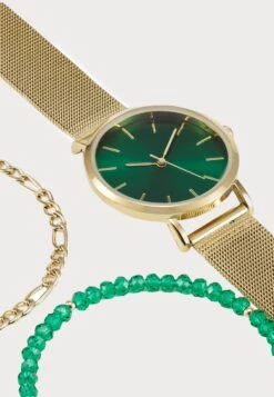 Even&Odd Set - Reloj - Gold-Coloured/Green 9 Even&Odd Set - Reloj - Gold-Coloured/Green -ASOS TIENDA 9ca4af47e362414ebcc8f644e4e1876a