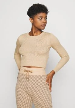 Even&Odd 2 Pack - Jersey De Punto - Black/Sand -ASOS TIENDA 9caa62a980a9404ba892d1bfdfc029ce