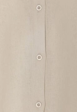 Even&Odd Linen-Mix Button Down Blouse - Camisa - Beige -ASOS TIENDA 9cc57ab68b7349da903d38483eeb3286