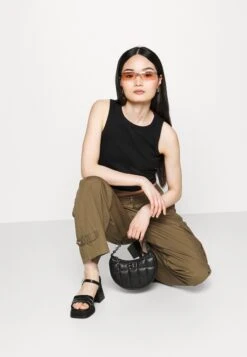 2 Pack - Top - Black/Green -ASOS TIENDA 9f0a8c9cab444301a4bdb5e3fde22d2a