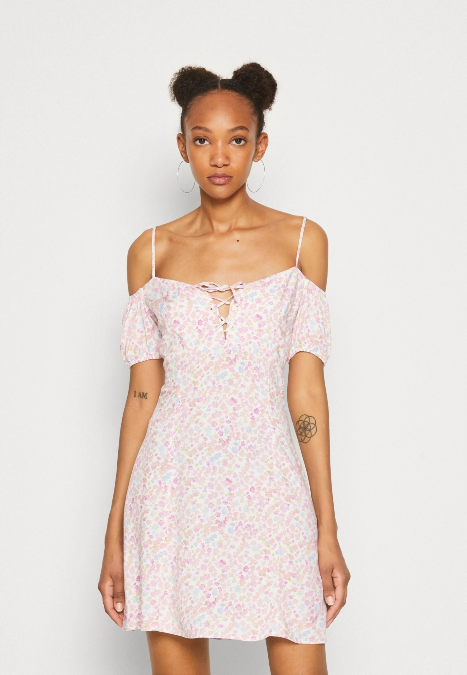 Even&Odd Vestido Informal - Off-White/Pink 1 Even&Odd Vestido Informal - Off-White/Pink