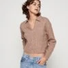 Even&Odd Jersey De Punto - Taupe
