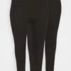 2 Pack - 7/8 Lenght Legging - Leggings - Black