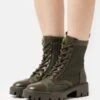 Even&Odd Botines Con Plataforma - Khaki