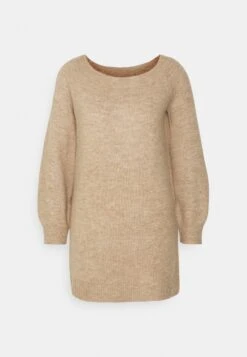 Even&Odd Schulterfrei Mini Strickkleid - Vestido De Punto - Camel -ASOS TIENDA aae494a99a784461bb5fd5aca28a3438