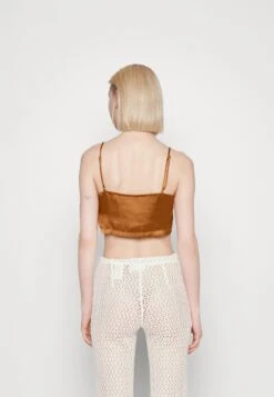 Even&Odd Cami Rushing Front - Top - 708 - Cognac -ASOS TIENDA ae6d7e5c632e443c8a9bc03d2770107e