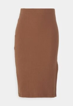 Pencil Skirt With Slit - Falda De Tubo - Brown -ASOS TIENDA b010ed6b7d824afa9eca1882c1640a84