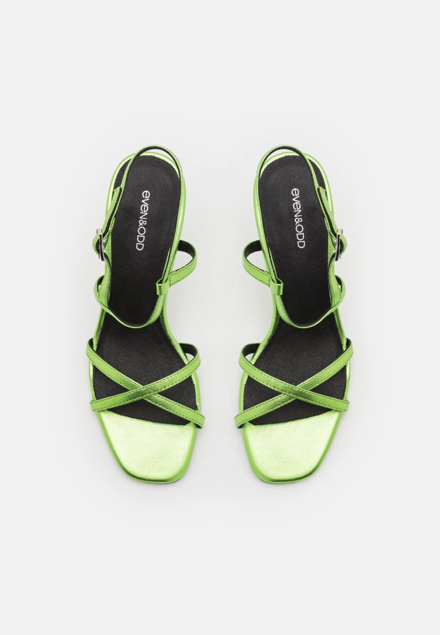 Even&Odd Leather- Sandalias De Tacón - Green 6 Even&Odd Leather- Sandalias De Tacón - Green - Imagen 6