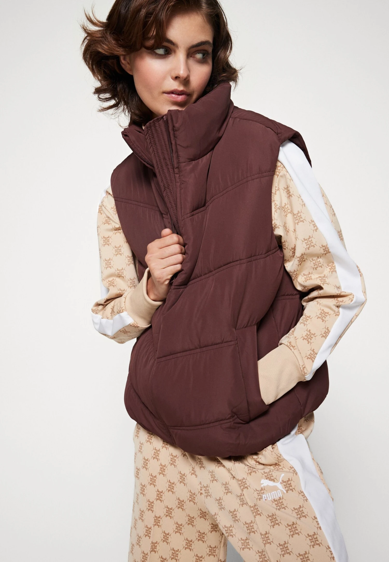 Even&Odd Chaleco - Dark Brown 4 Even&Odd Chaleco - Dark Brown - Imagen 4