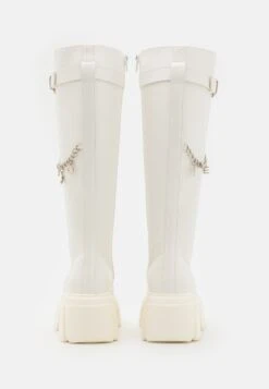 Botas Con Cordones - White -ASOS TIENDA b43fa06725fa49cdb2d0d26d341b1089
