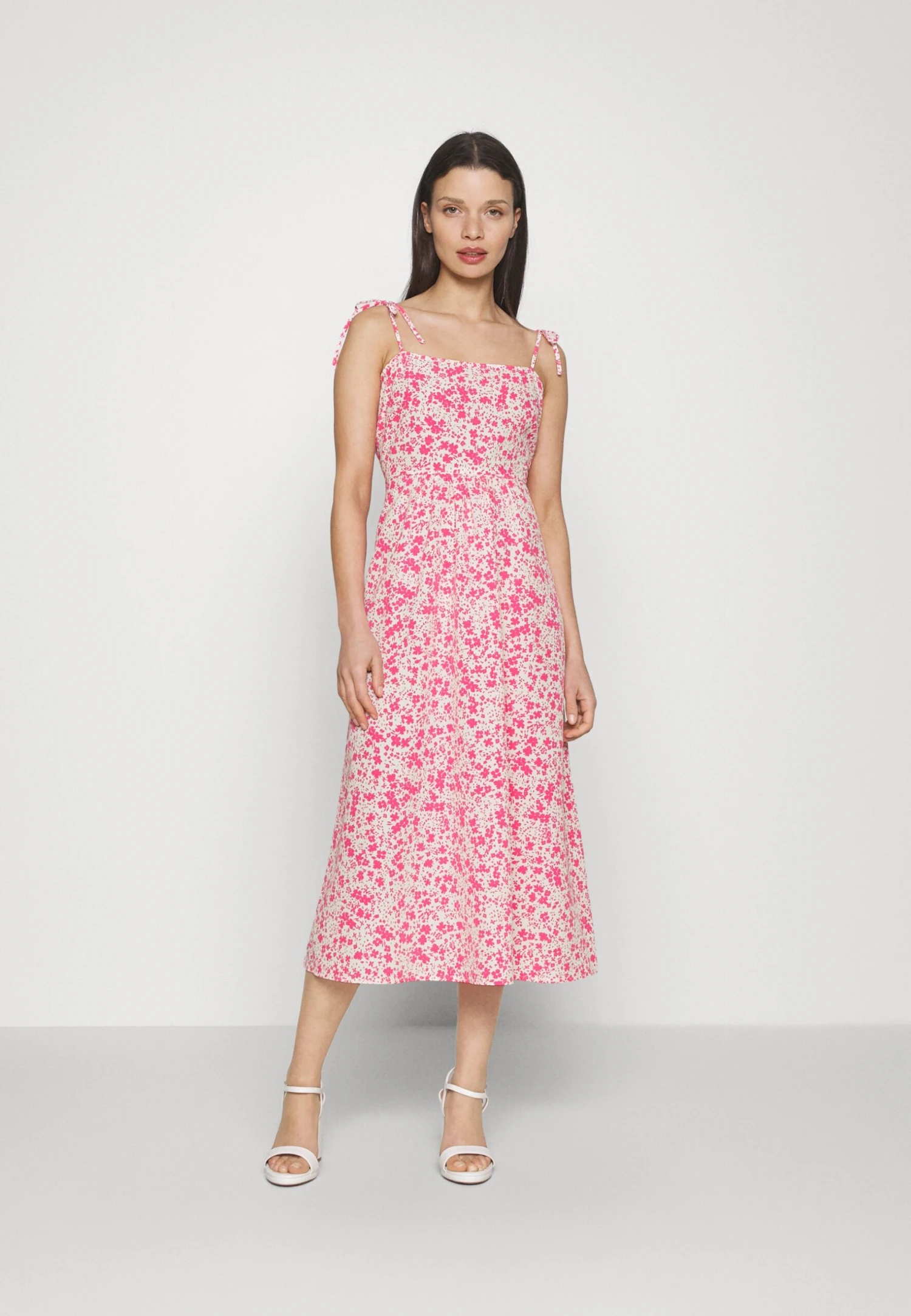 Vestido Informal - White/Red 1 Vestido Informal - White/Red