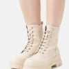 Even&Odd Botines Con Cordones - Beige
