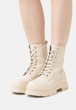 Even&Odd Botines Con Cordones - Beige