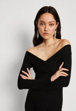 Even&Odd Vestido De Punto - Black -ASOS TIENDA c3154068dd5244cc9c177fe872056fab