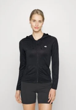 Breathable Zip-Up Hoodie - Sudadera Con Cremallera - Black