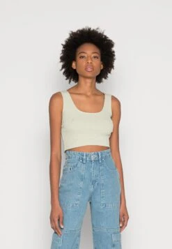 Even&Odd Top - Black/Light Green -ASOS TIENDA ca1fff2503974cdea6c13c66a4b8f84f