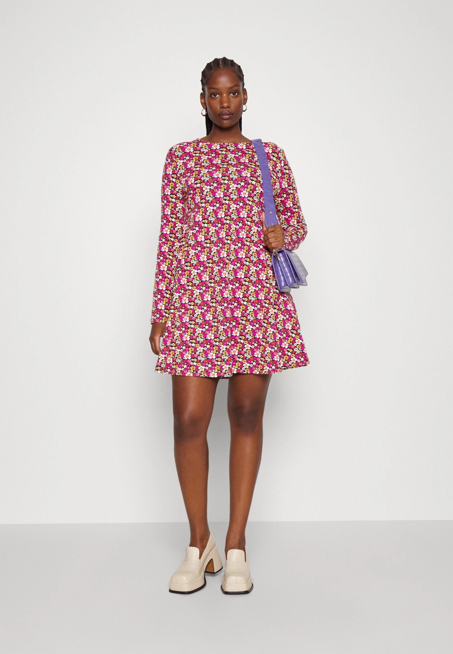 Vestido Informal - Multicolor/Black 2 Vestido Informal - Multicolor/Black - Imagen 2