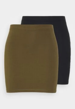 2 Pack - Falda De Tubo - Black/Khaki -ASOS TIENDA cd6505136f9441d18d36d80338845f75