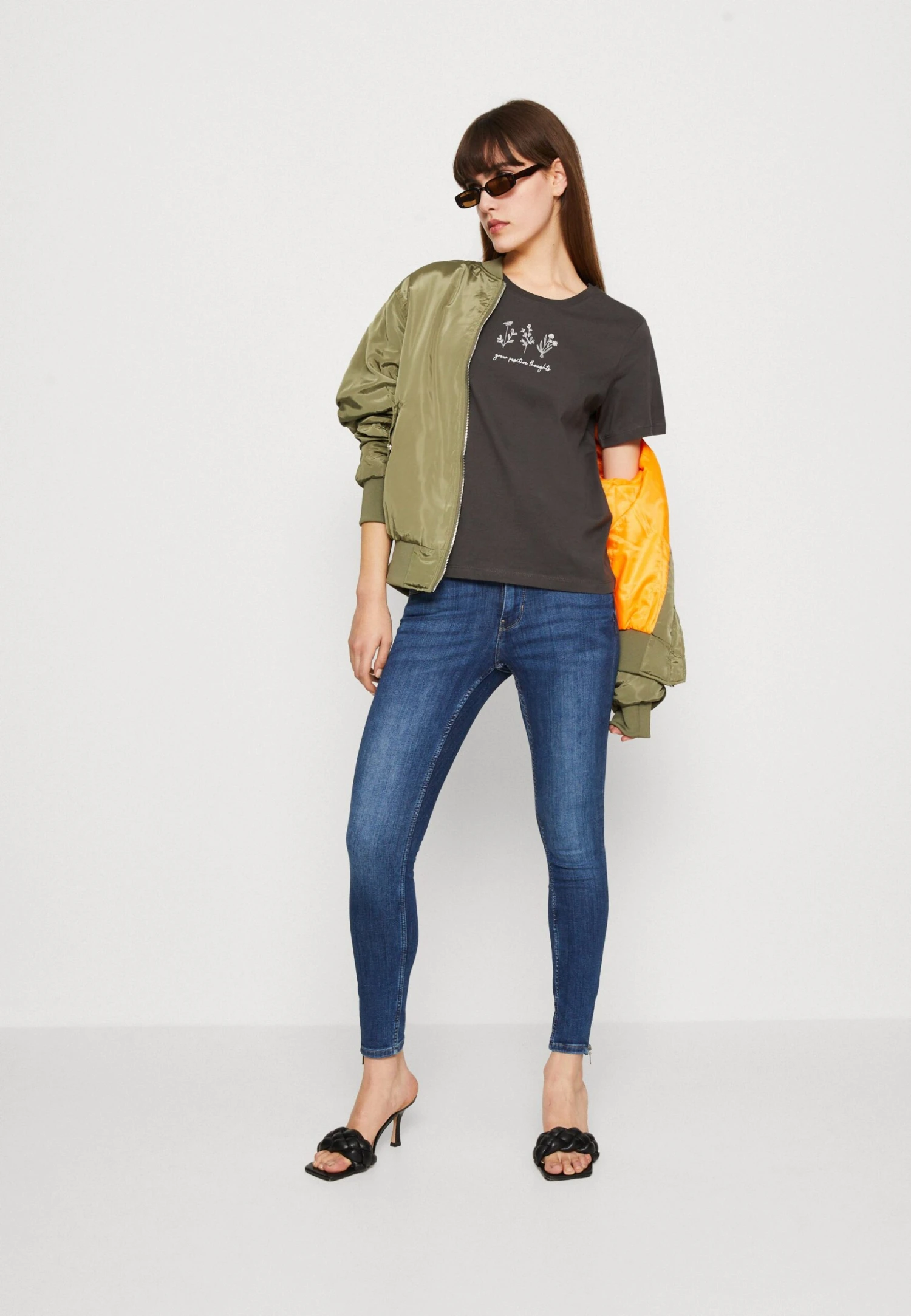 Even&Odd Camiseta Estampada - Anthracite 2 Even&Odd Camiseta Estampada - Anthracite - Imagen 2