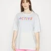 Oversized - Camiseta Estampada - White
