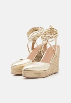 Sandalias Con Plataforma - Gold -ASOS TIENDA ce93d0fe1aa04ca693938100a9f9dd16