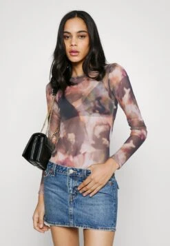 Even&Odd 2In1 - Camiseta Estampada - Black/Multi-Coloured -ASOS TIENDA d0fd7186844c424faedaead36692095b