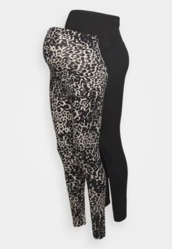 Printed 2 Pack - Leggings - Black/ Multi-Coloured -ASOS TIENDA d42dd1a0bdac446393809ba690bd3653