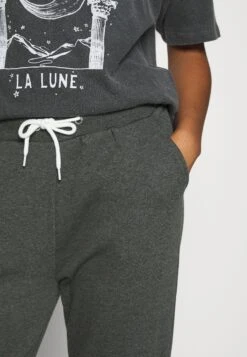 Even&Odd Regular Fit Jogger With Contrast - Pantalones Deportivos - Mottled Dark Grey -ASOS TIENDA d8e0508bc71f4005b42489e3f308e43a