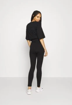 Even&Odd High Waisted Leggings 2 Pack- Leggings - Black -ASOS TIENDA dad0bdff02c04ff6a14de27ff6ccd851