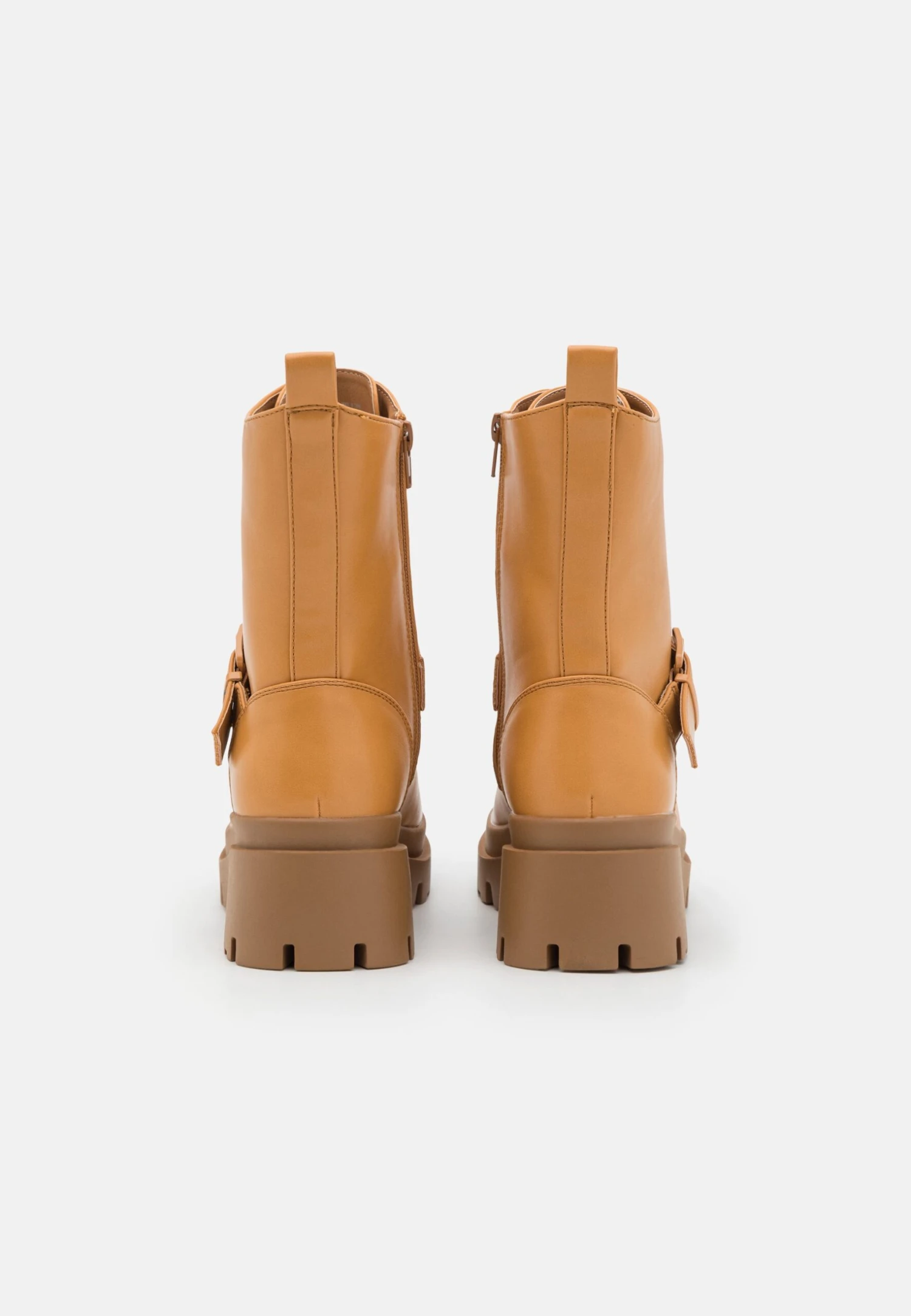 Botines Con Plataforma - Cognac 4 Botines Con Plataforma - Cognac - Imagen 4